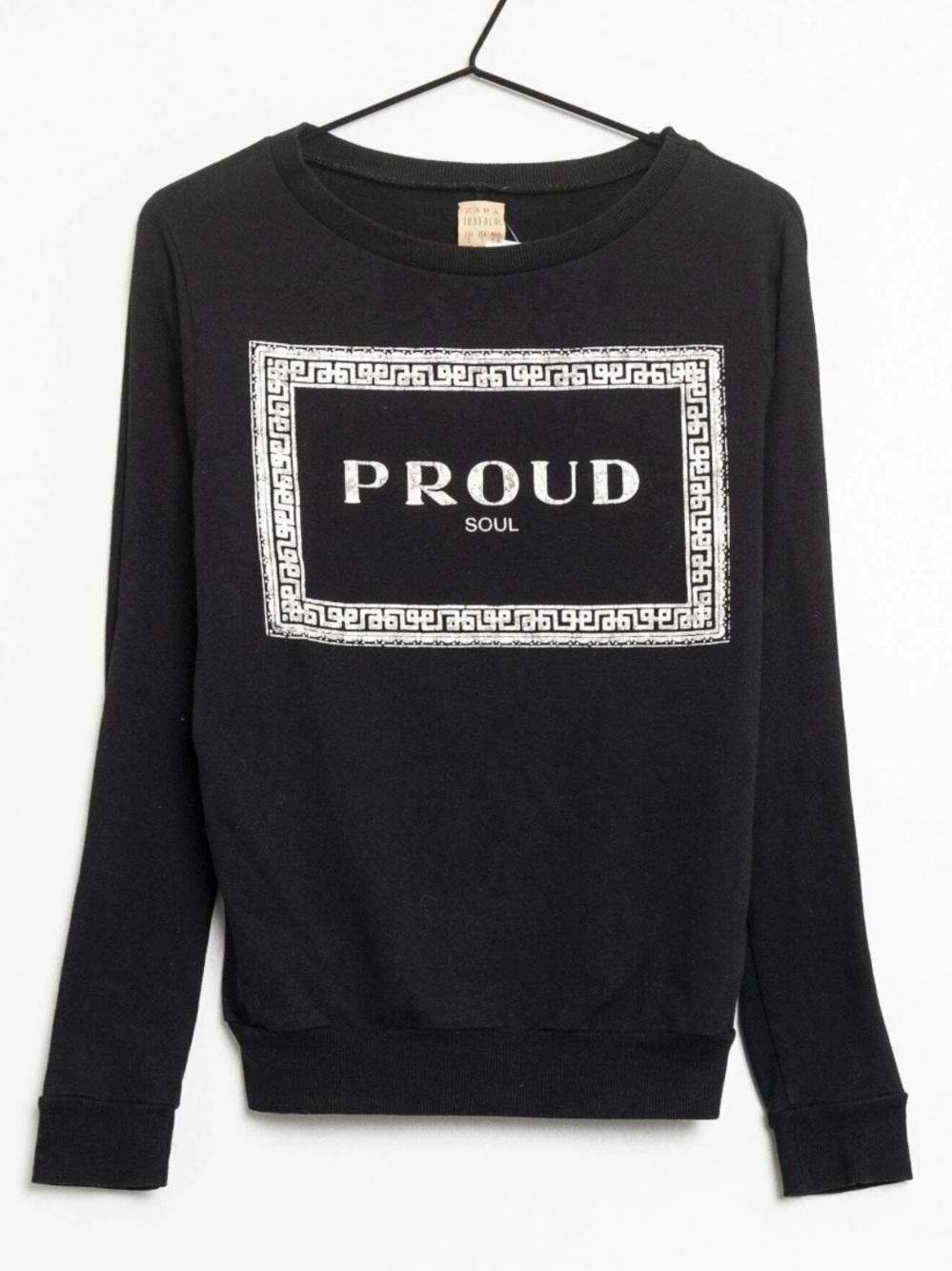 Proud Soul Black Graphic Sweatshirt